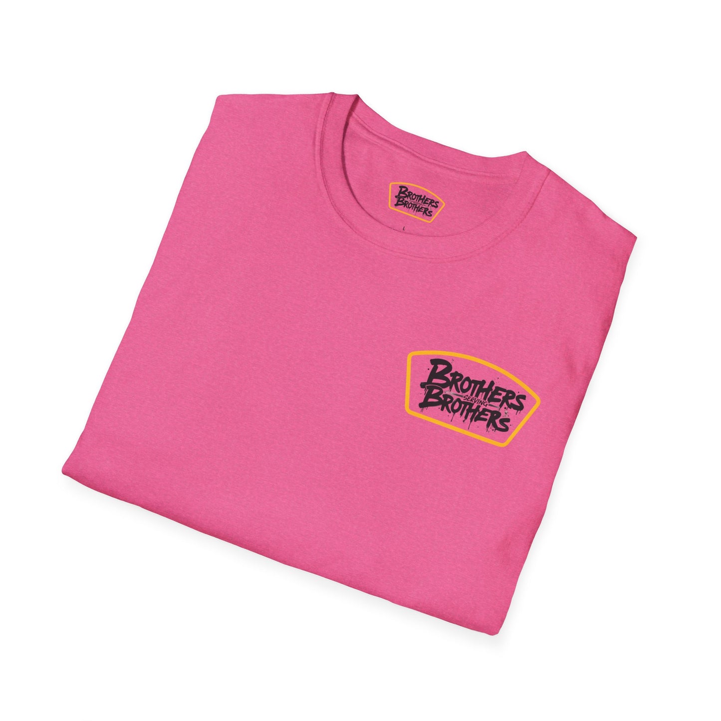 Brothers Serving Brothers Unisex Softstyle T-Shirt - Fun Graphic Tee for Sibling Bonds