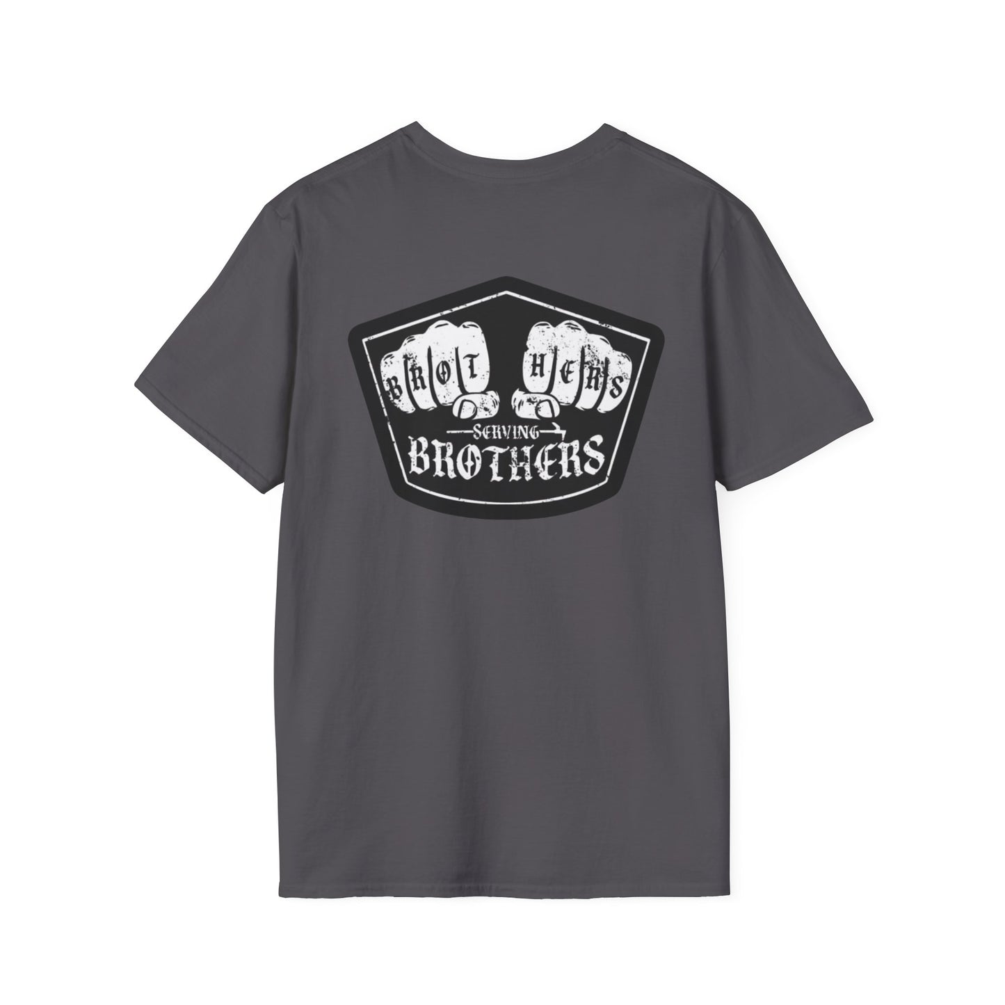 Brothers Graphic Unisex Softstyle T-Shirt - Perfect for Sibling Bonding & Celebrations