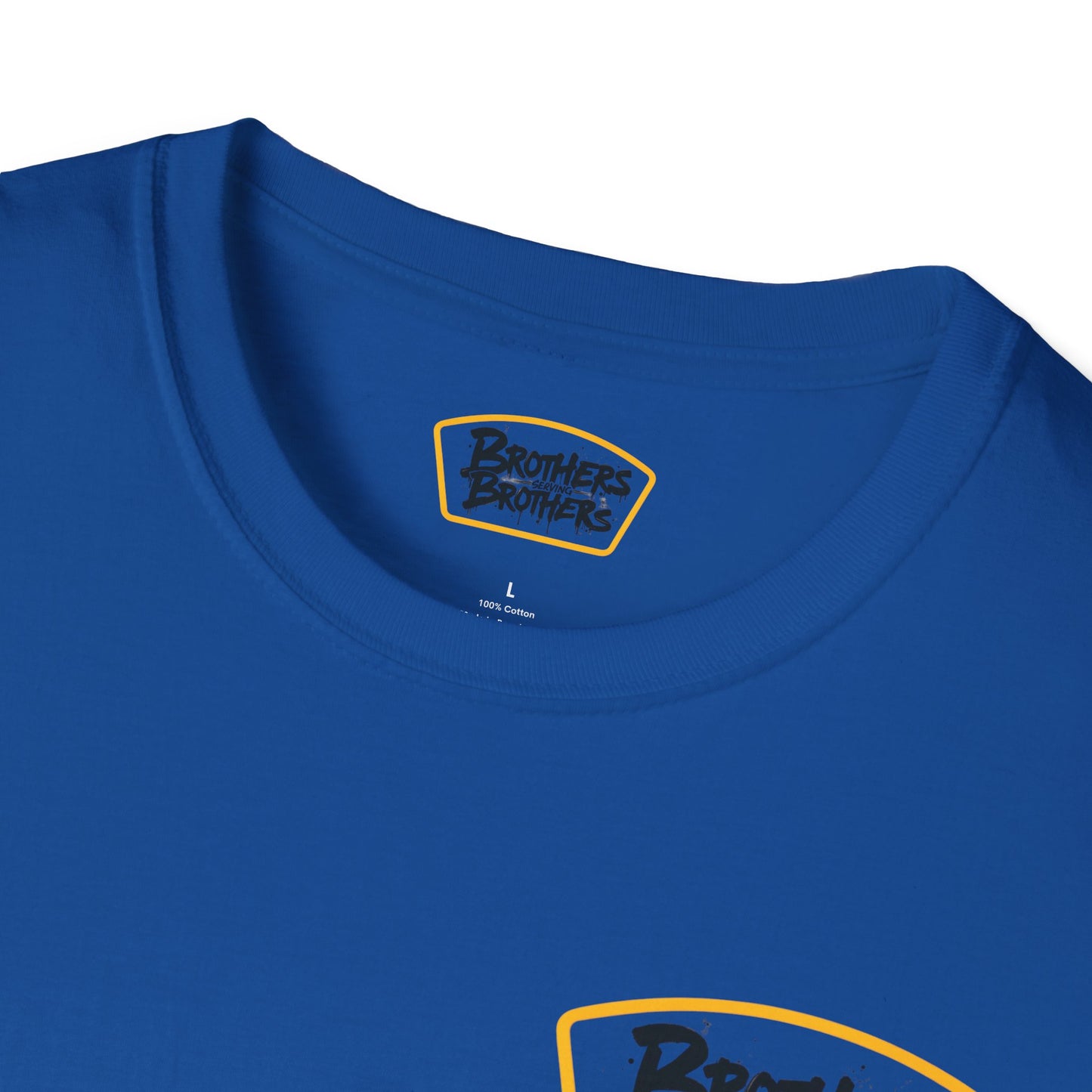 Brothers Serving Brothers Unisex Softstyle T-Shirt - Fun Graphic Tee for Sibling Bonds