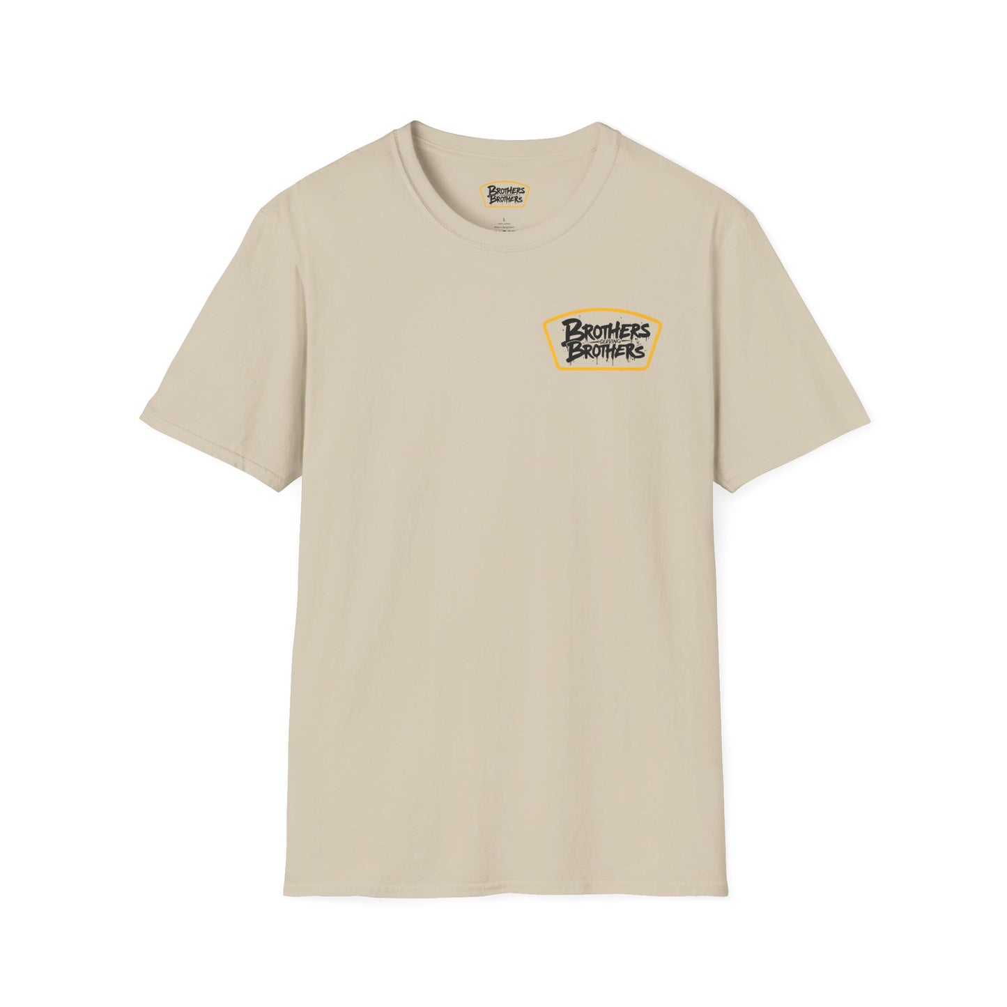 Brothers Serving Brothers Unisex Softstyle T-Shirt - Fun Graphic Tee for Sibling Bonds