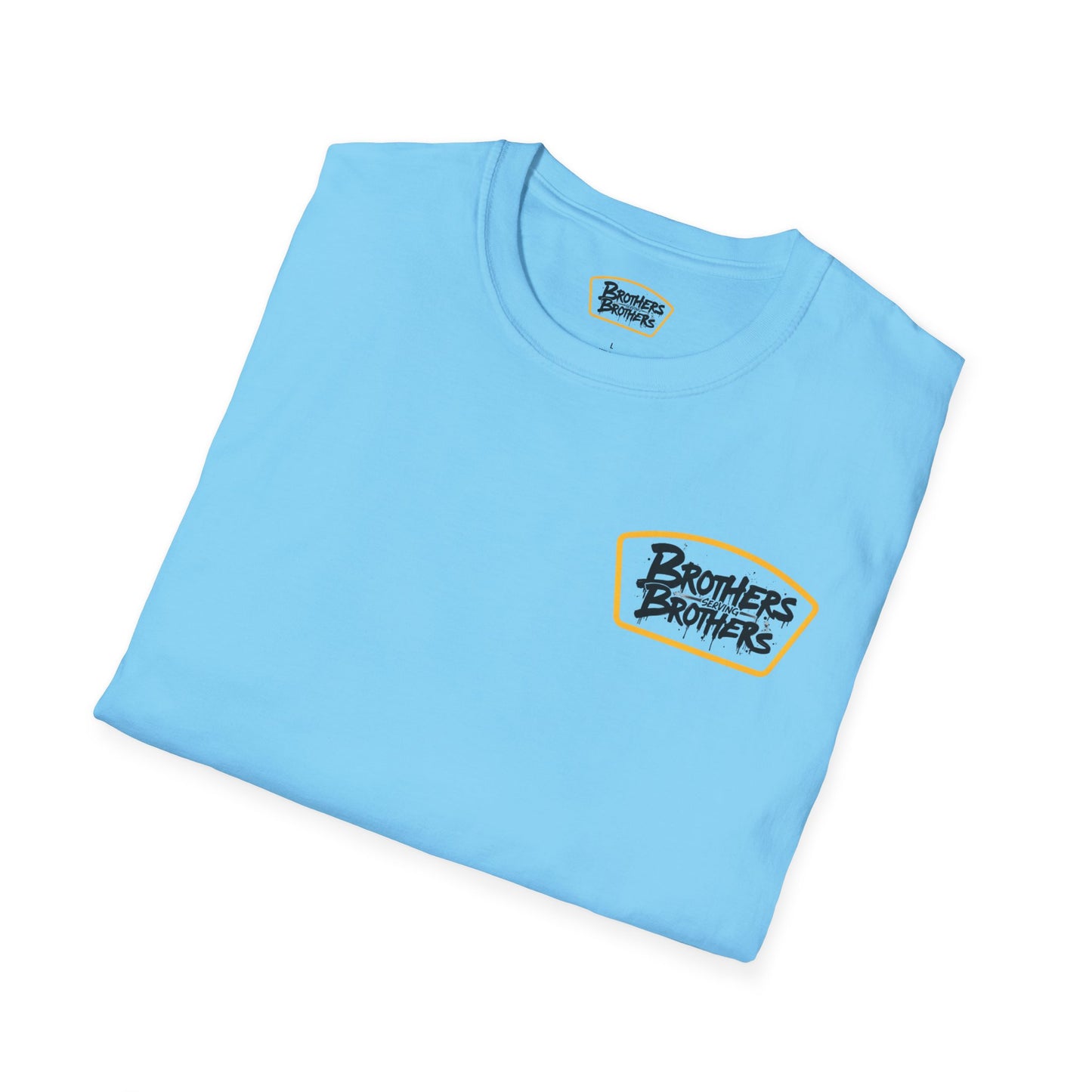 Brothers Serving Brothers Unisex Softstyle T-Shirt - Fun Graphic Tee for Sibling Bonds