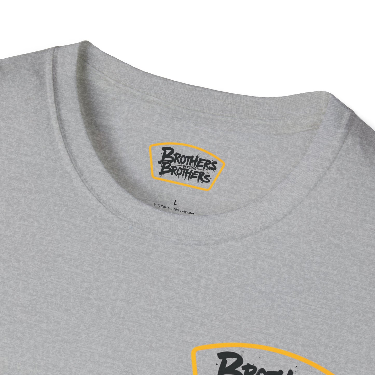 Brothers Serving Brothers Unisex Softstyle T-Shirt - Fun Graphic Tee for Sibling Bonds