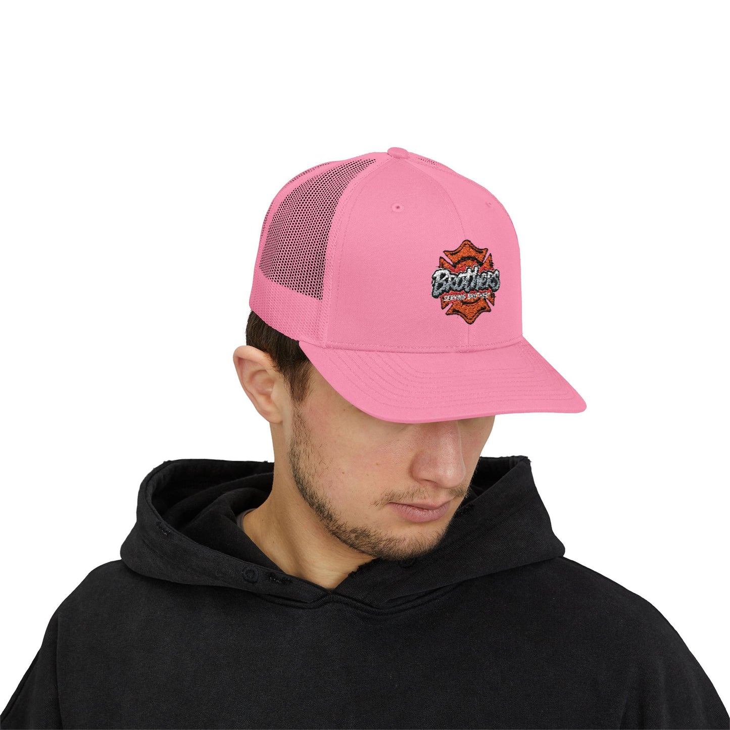 Brothers Serving Snapback Trucker Cap for Family and Friends