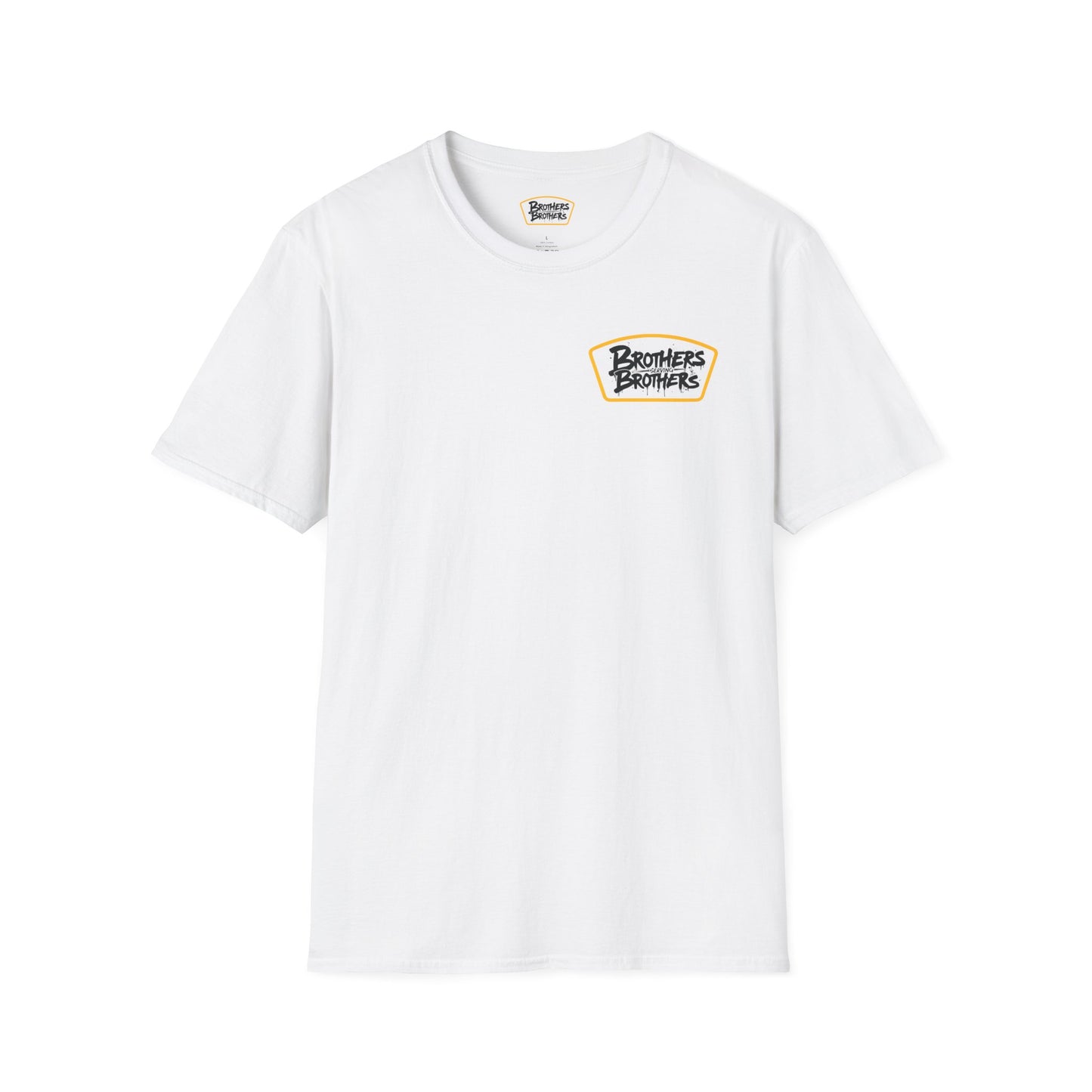 Brothers Serving Brothers Unisex Softstyle T-Shirt - Fun Graphic Tee for Sibling Bonds