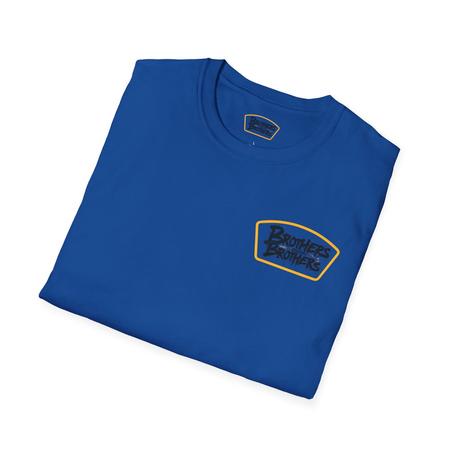 Brothers Serving Brothers Unisex Softstyle T-Shirt - Fun Graphic Tee for Sibling Bonds