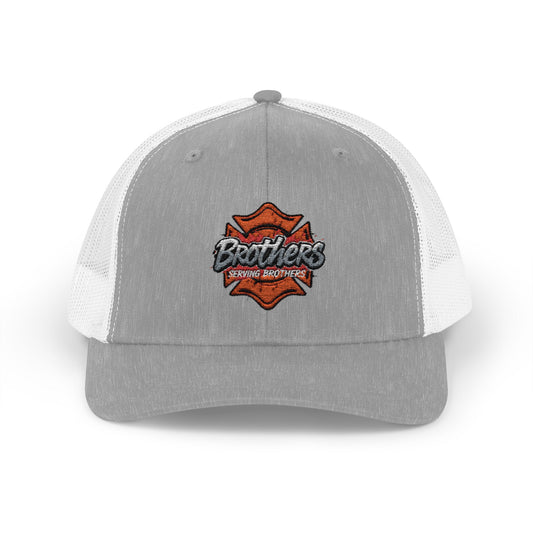 Brothers Serving Snapback Trucker Cap for Family and Friends