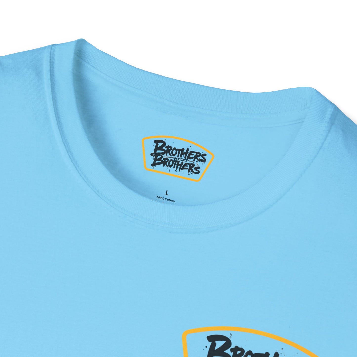 Brothers Serving Brothers Unisex Softstyle T-Shirt - Fun Graphic Tee for Sibling Bonds